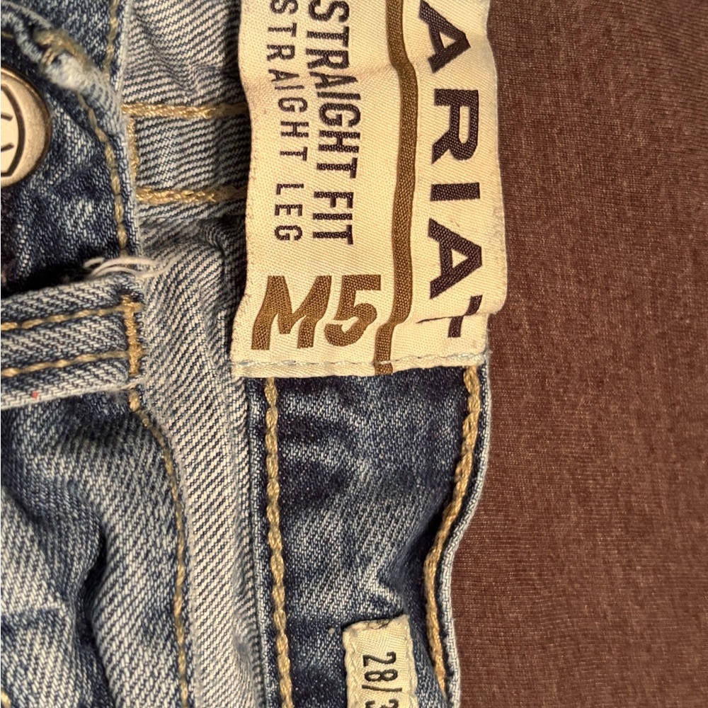 Ariat Men's M5 Straight Fit Blue Jeans